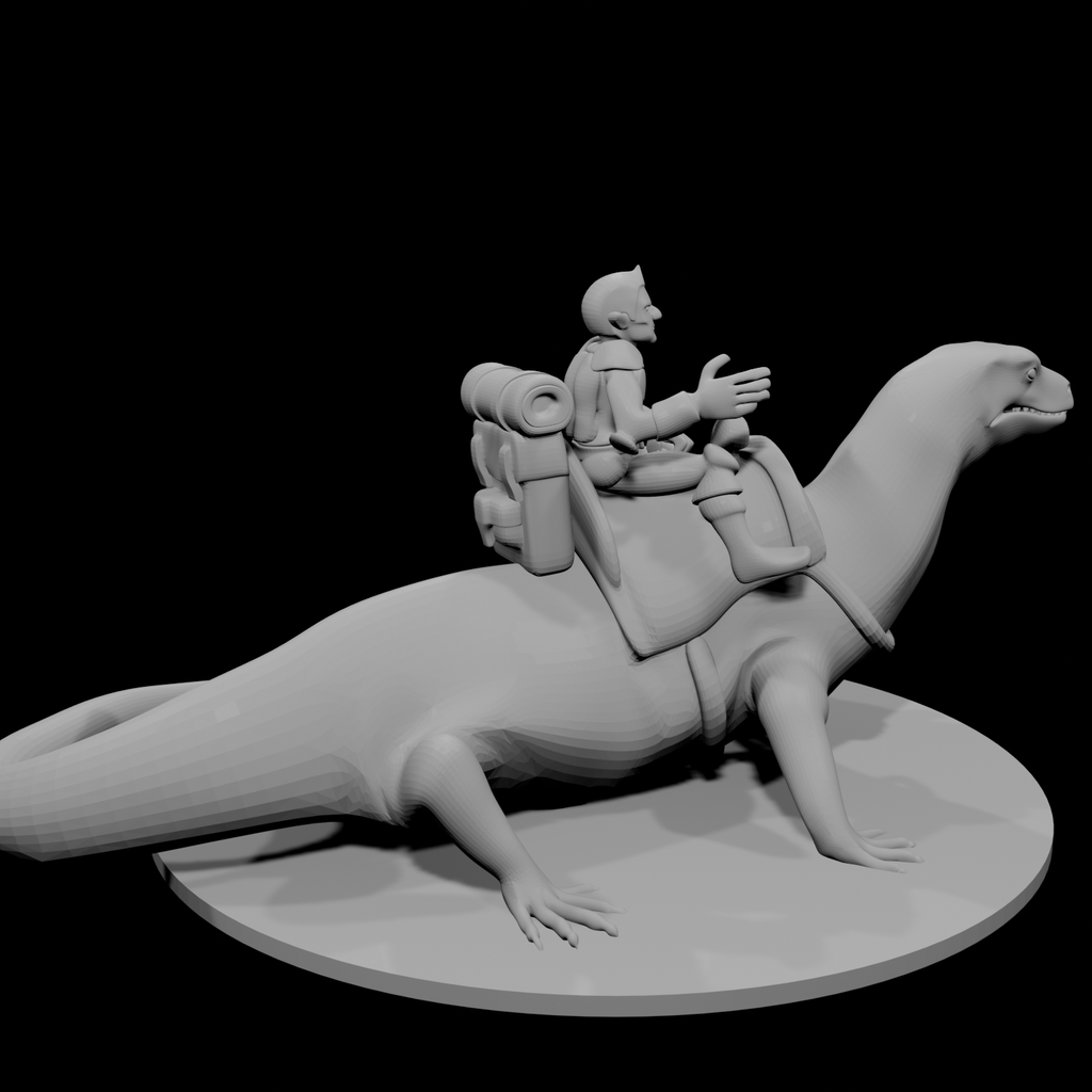Gnome Warlock on Lizard Mount