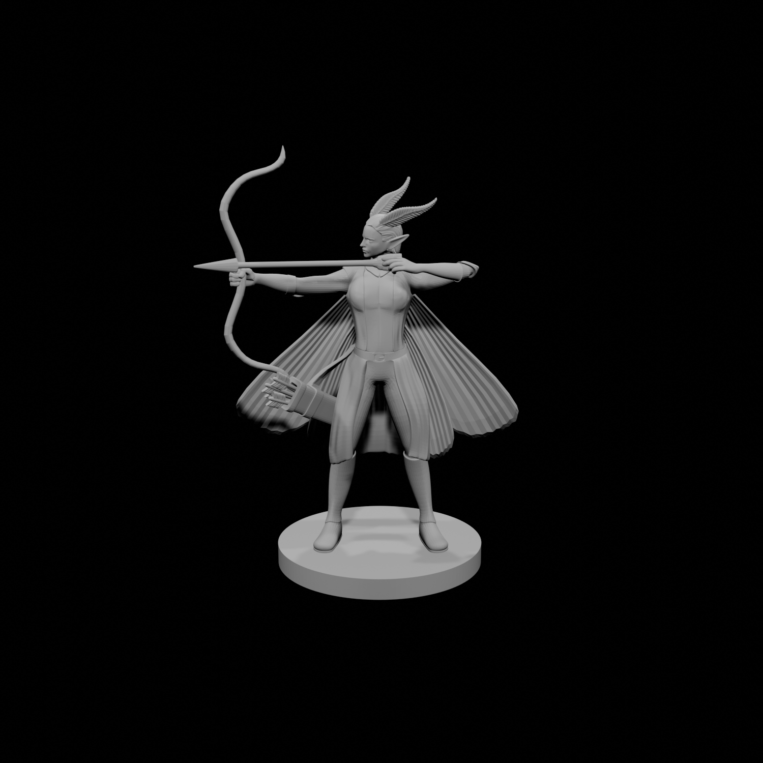 Archfée Femme avec Carquois