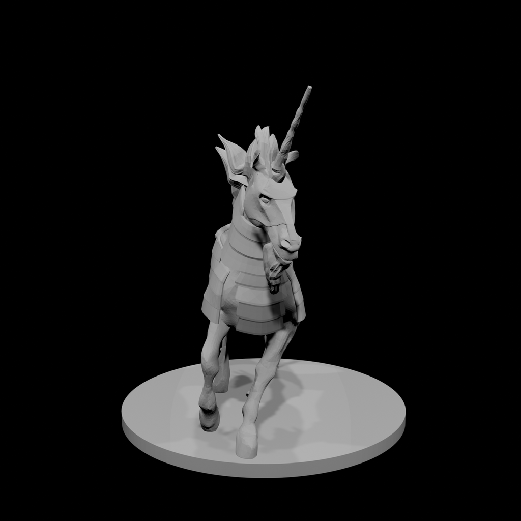 Armored Unicorn Mount