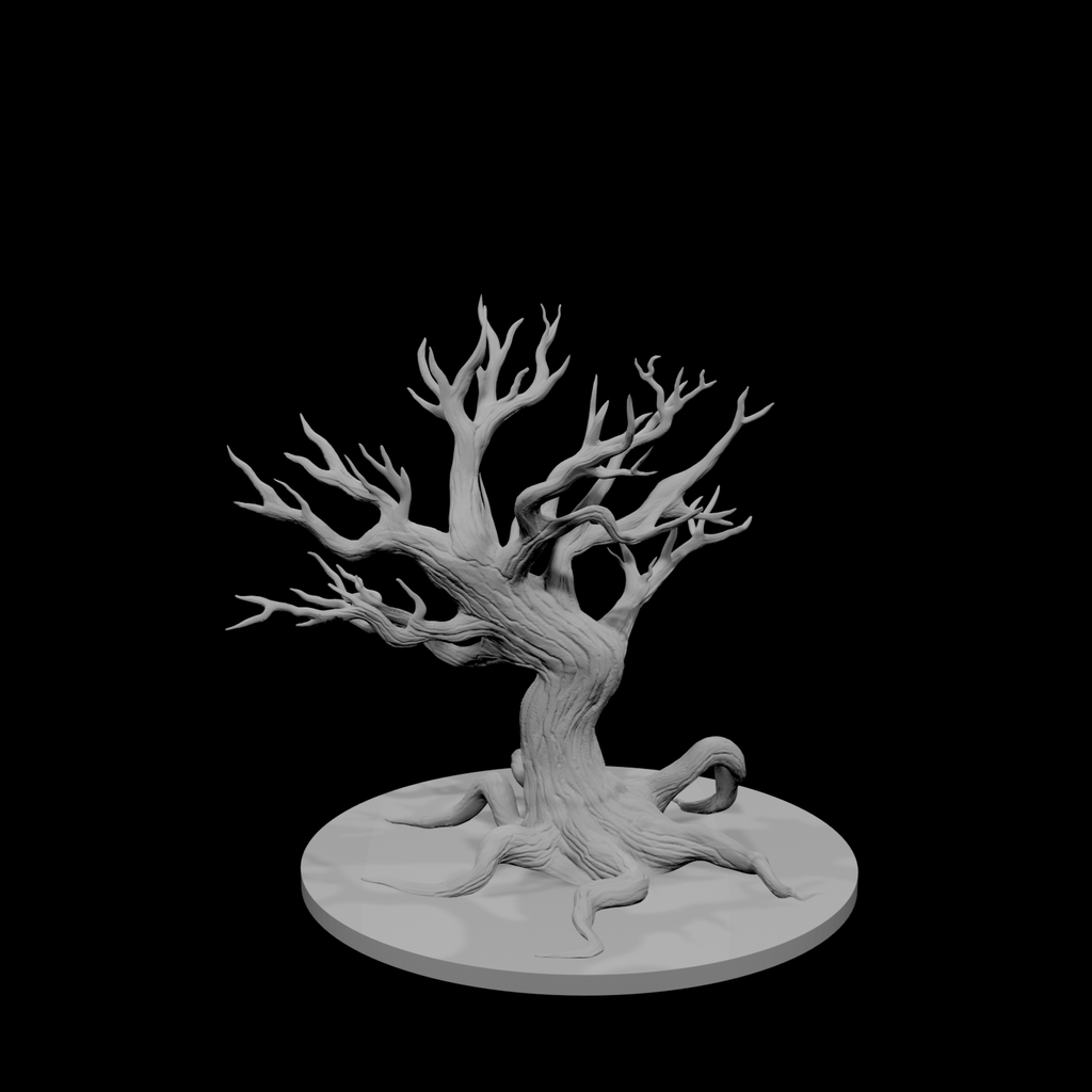 Arbre éveillé sans feuilles