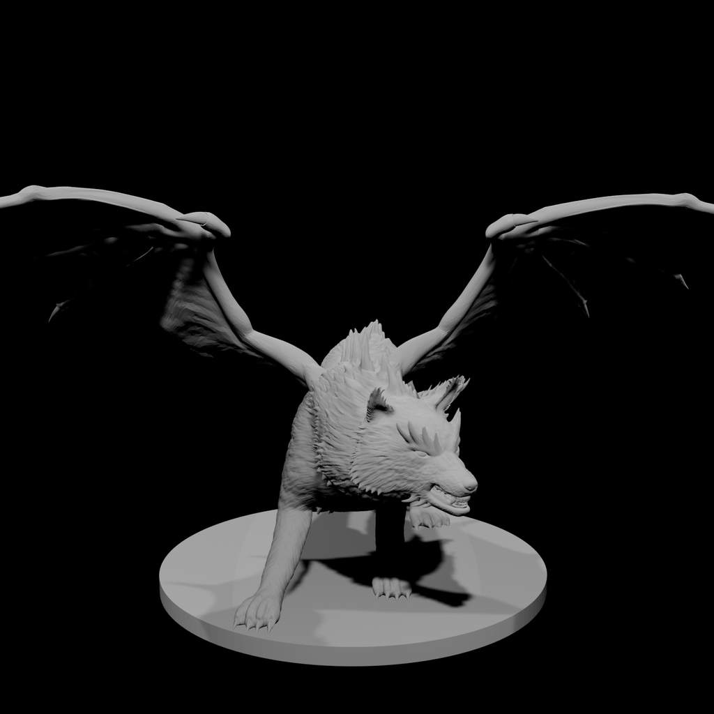 Draconic Wolf