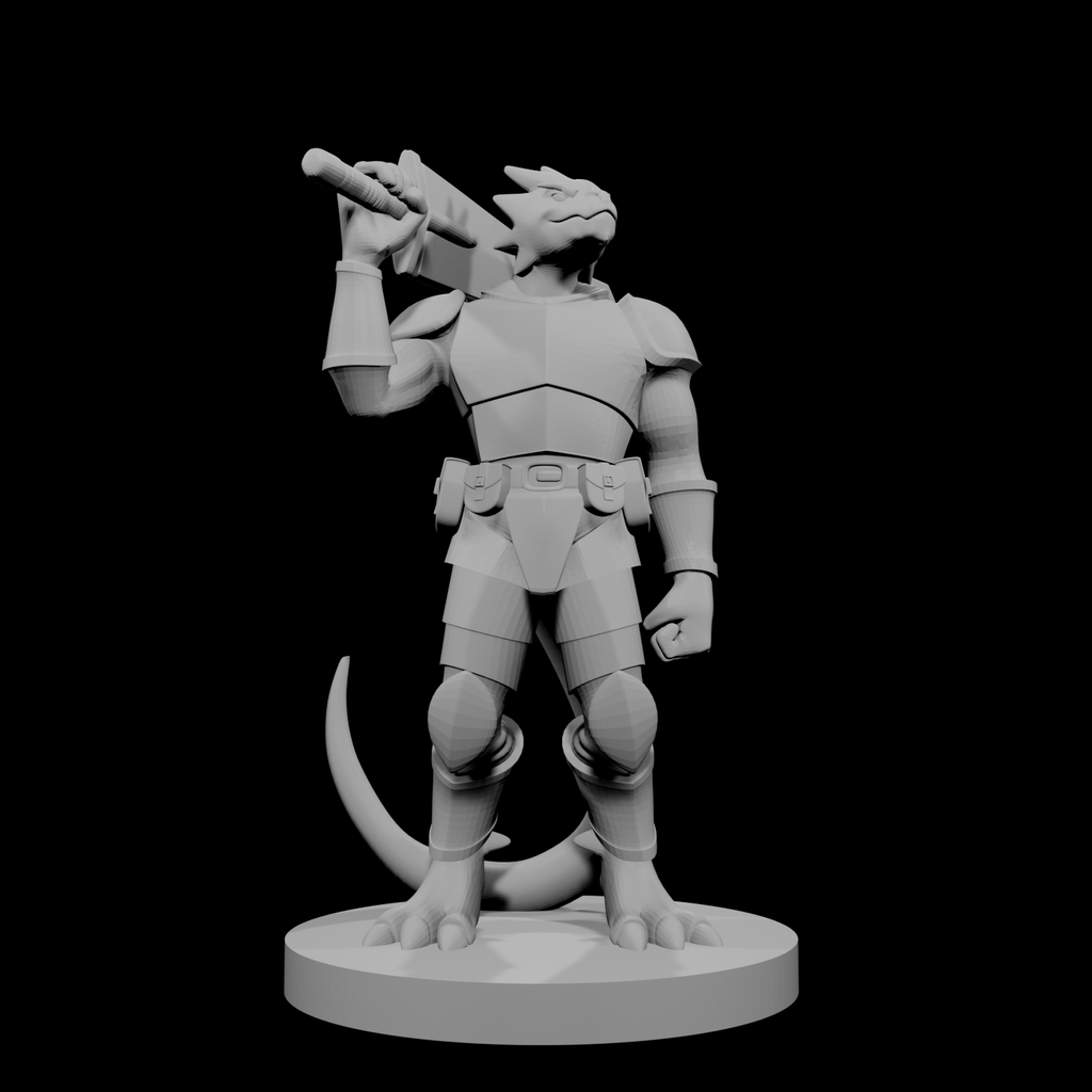 Guerrier draconien à arme lourde 4