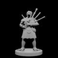 Barde mâle draconien avec cornemuse 2
