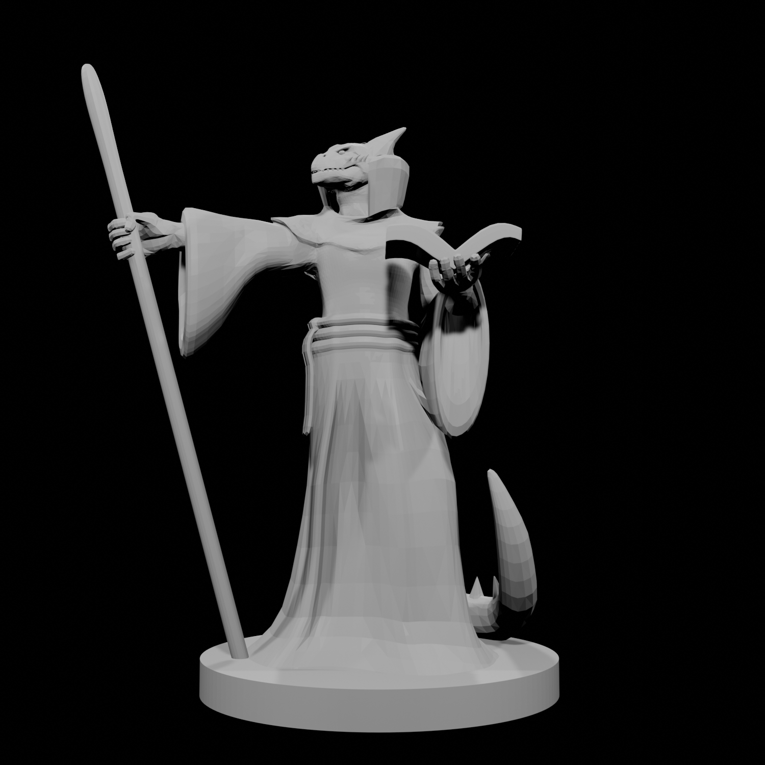 Magicienne draconide femme