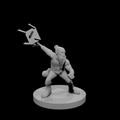Guerrier Nain Armes Improvisées
