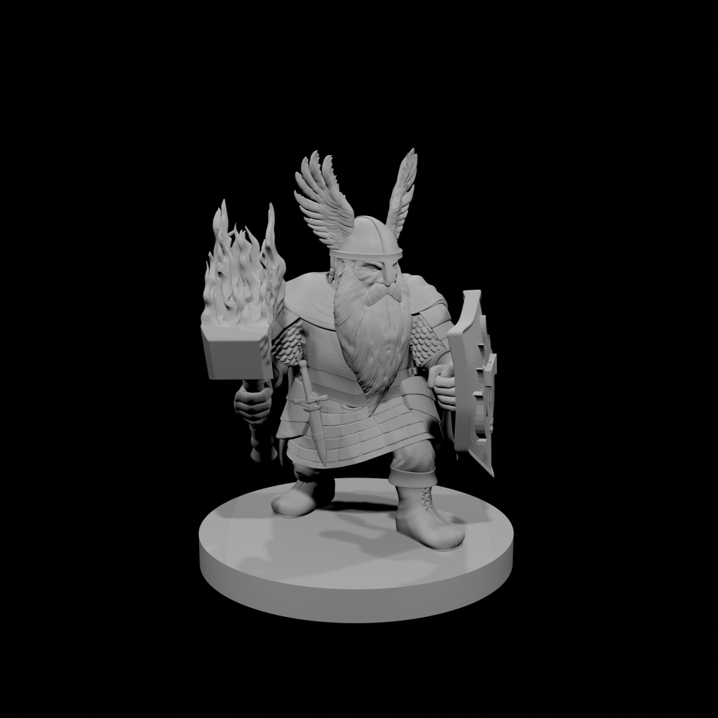 Paladin nain mâle
