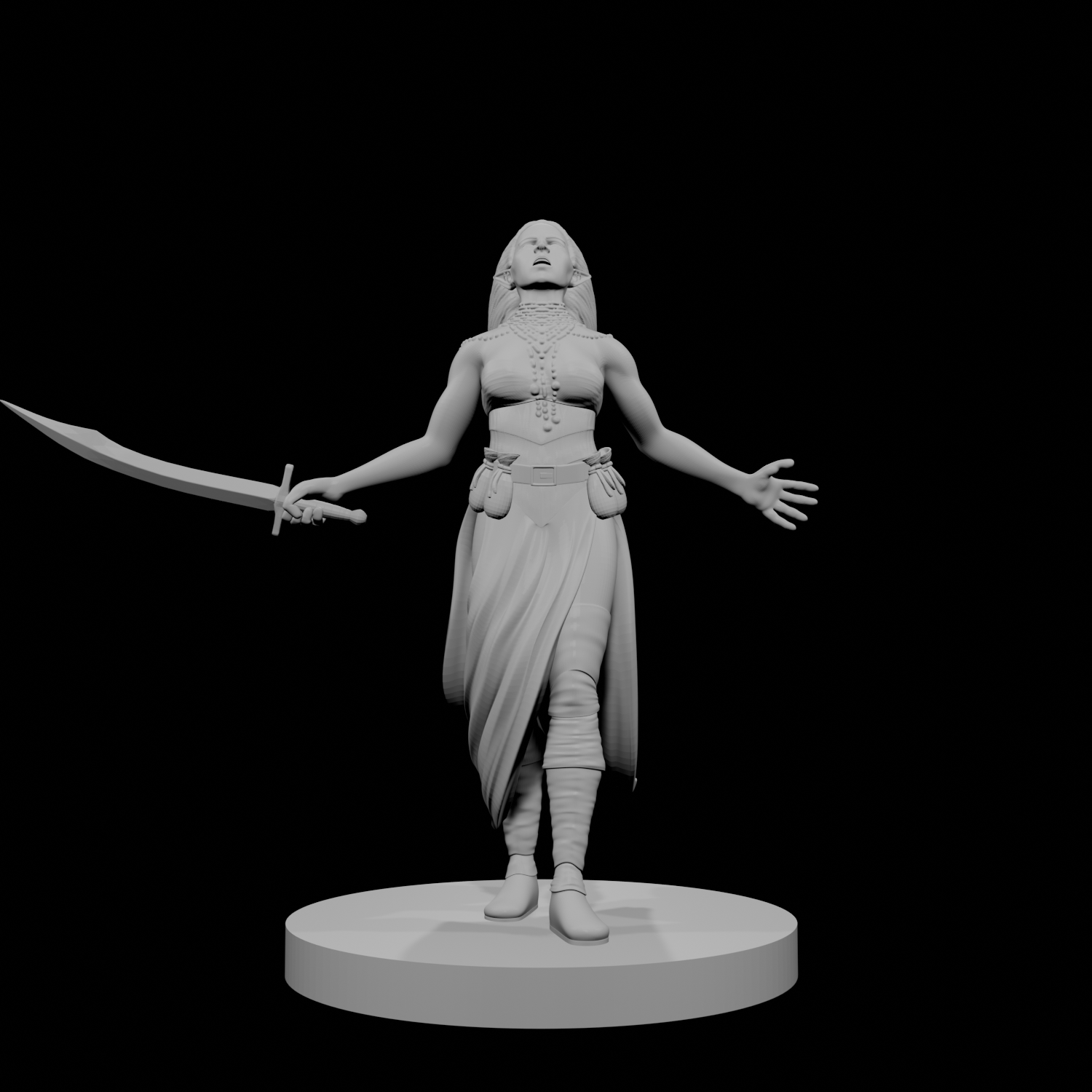 Elfe (femme) druide 5