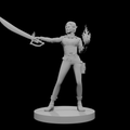 Elfe femme sorcière hexblade