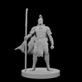 Elf Male Paladin 3 with Glaive