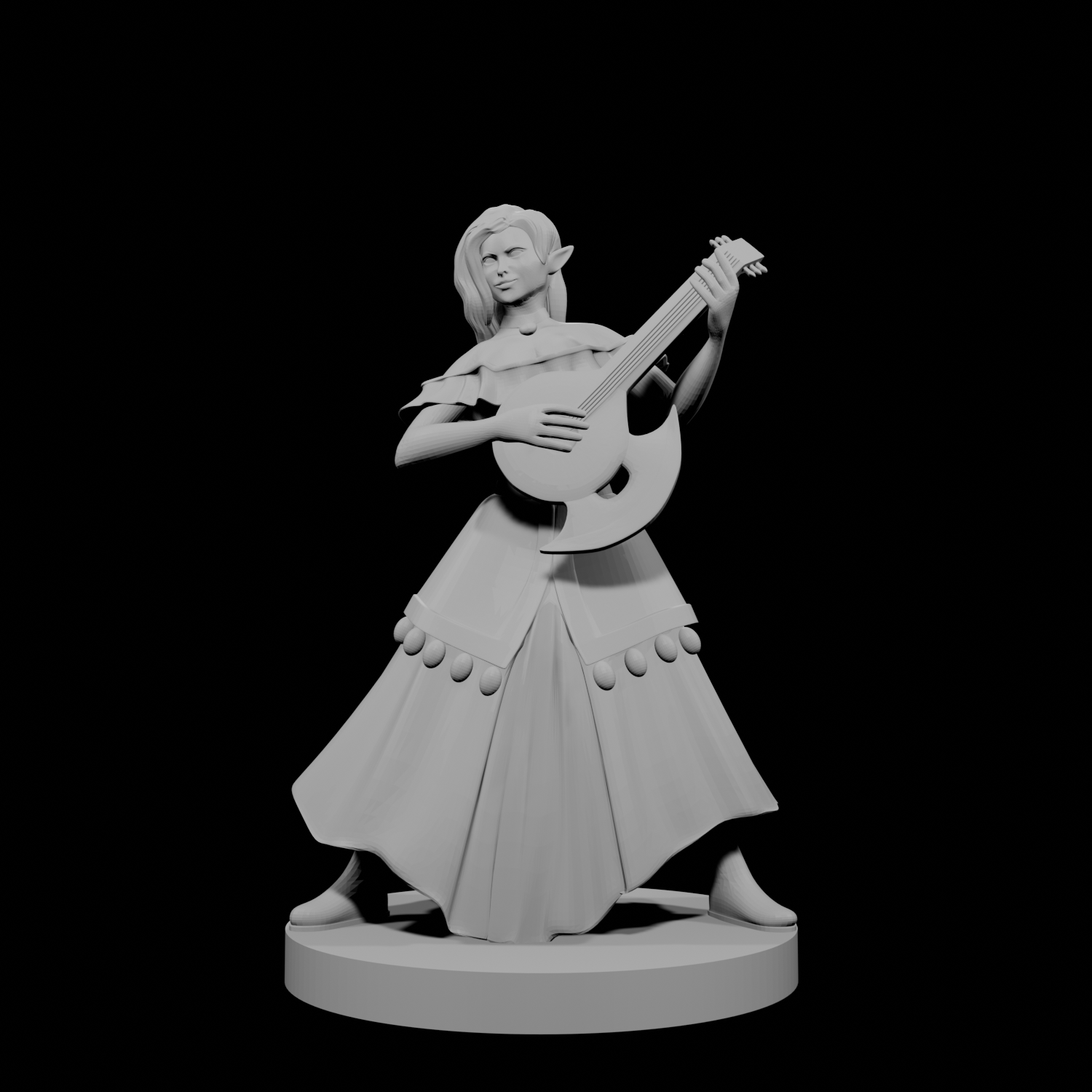 Elven Female Bard 2