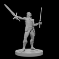 Elven Two Weapon fighter no shoes