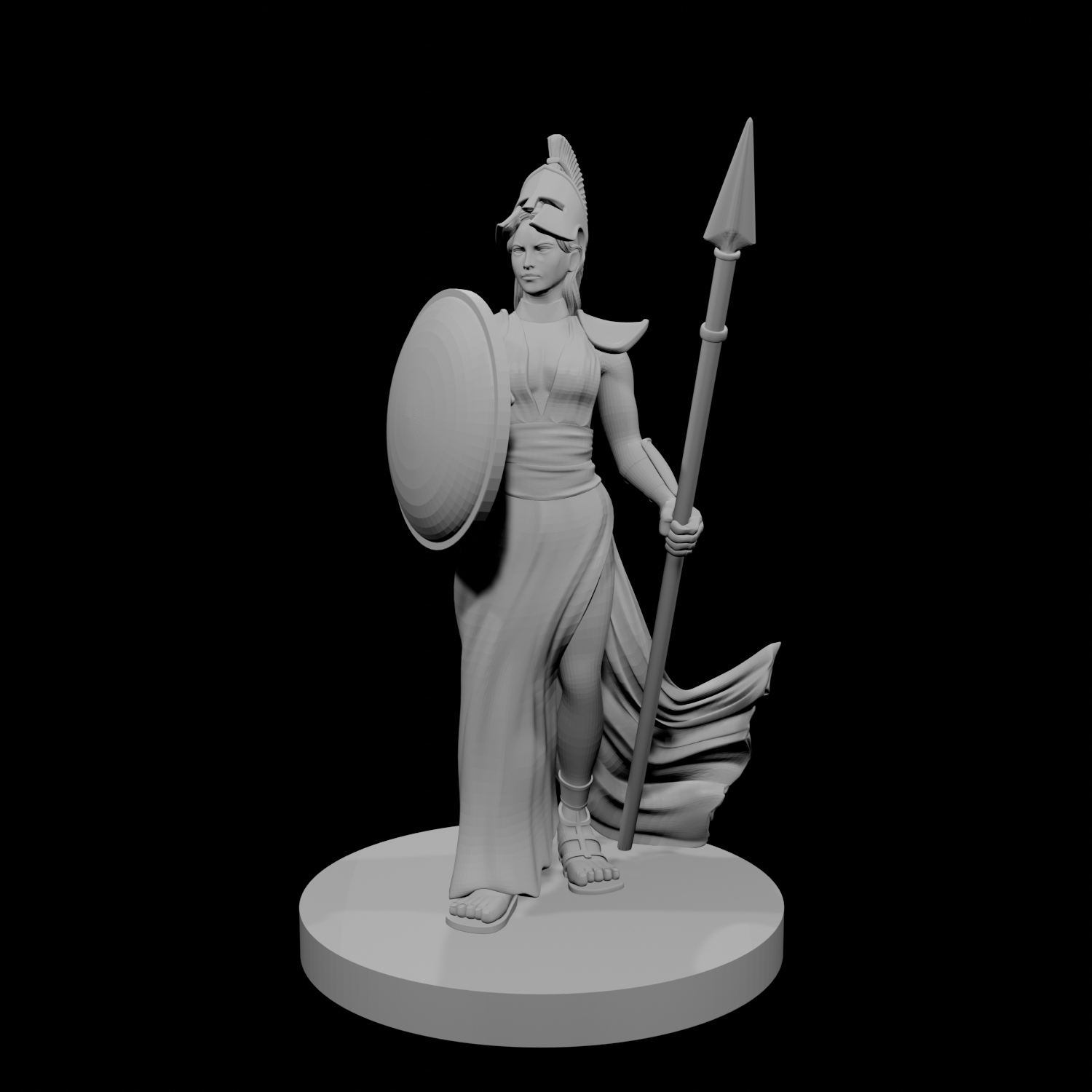 Female Greek Paladin