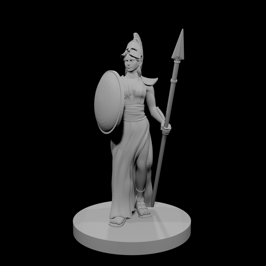 Female Greek Paladin 2