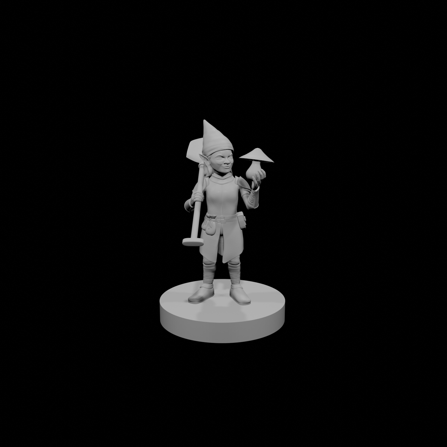 Gnome Female Grave Cleric