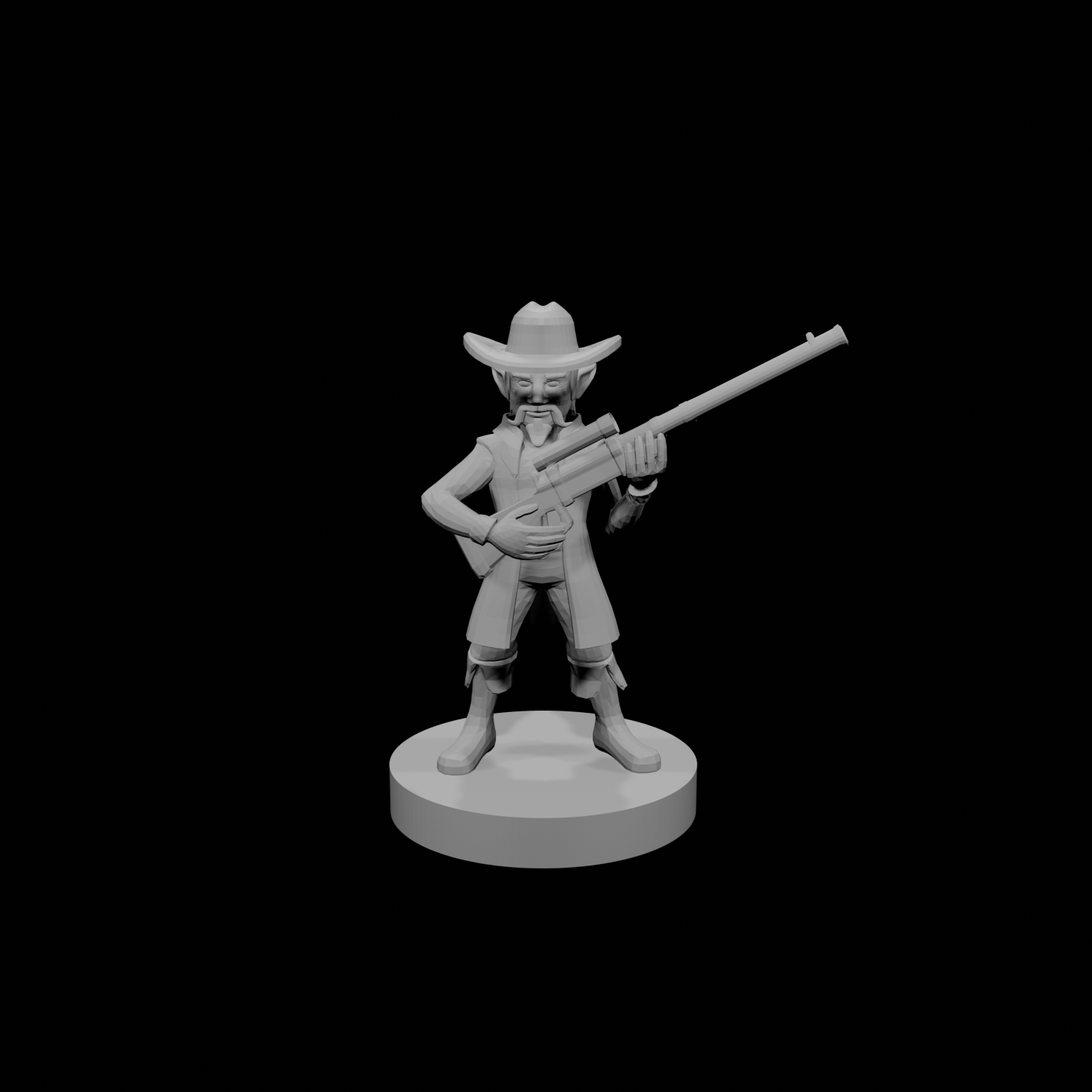 Gnome Gunslinger with Long Rifle