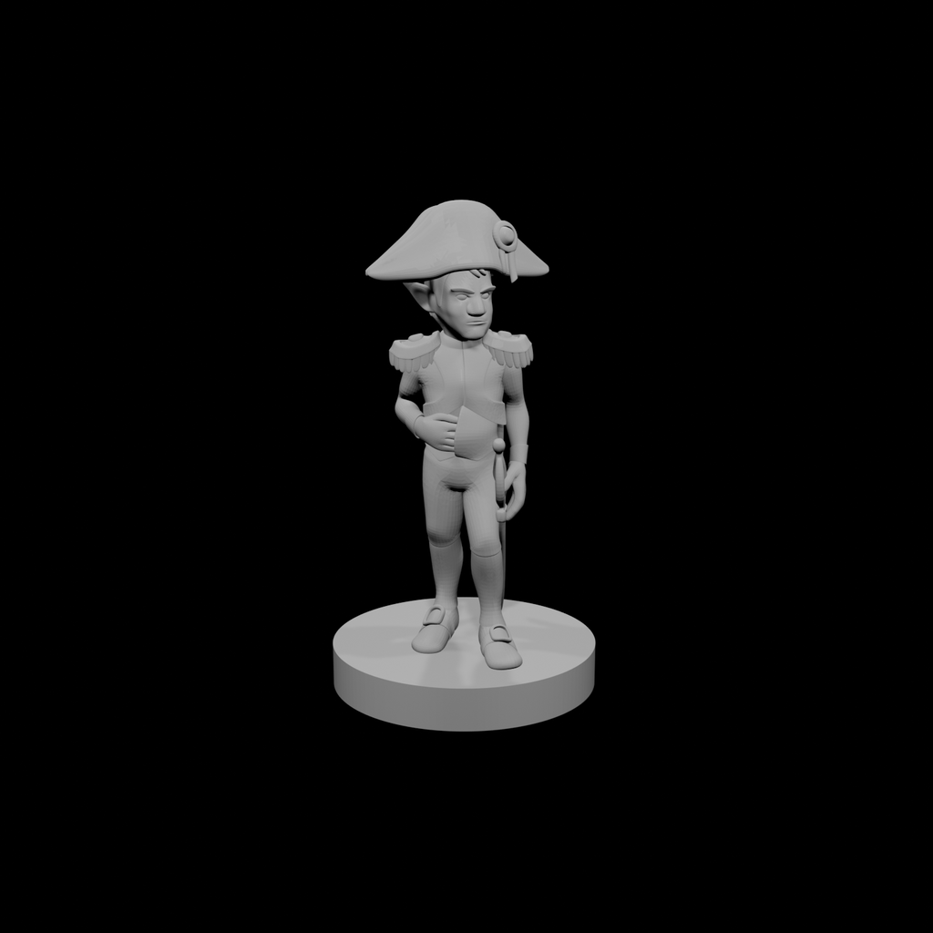 Gnome Male Napoleonic Paladin