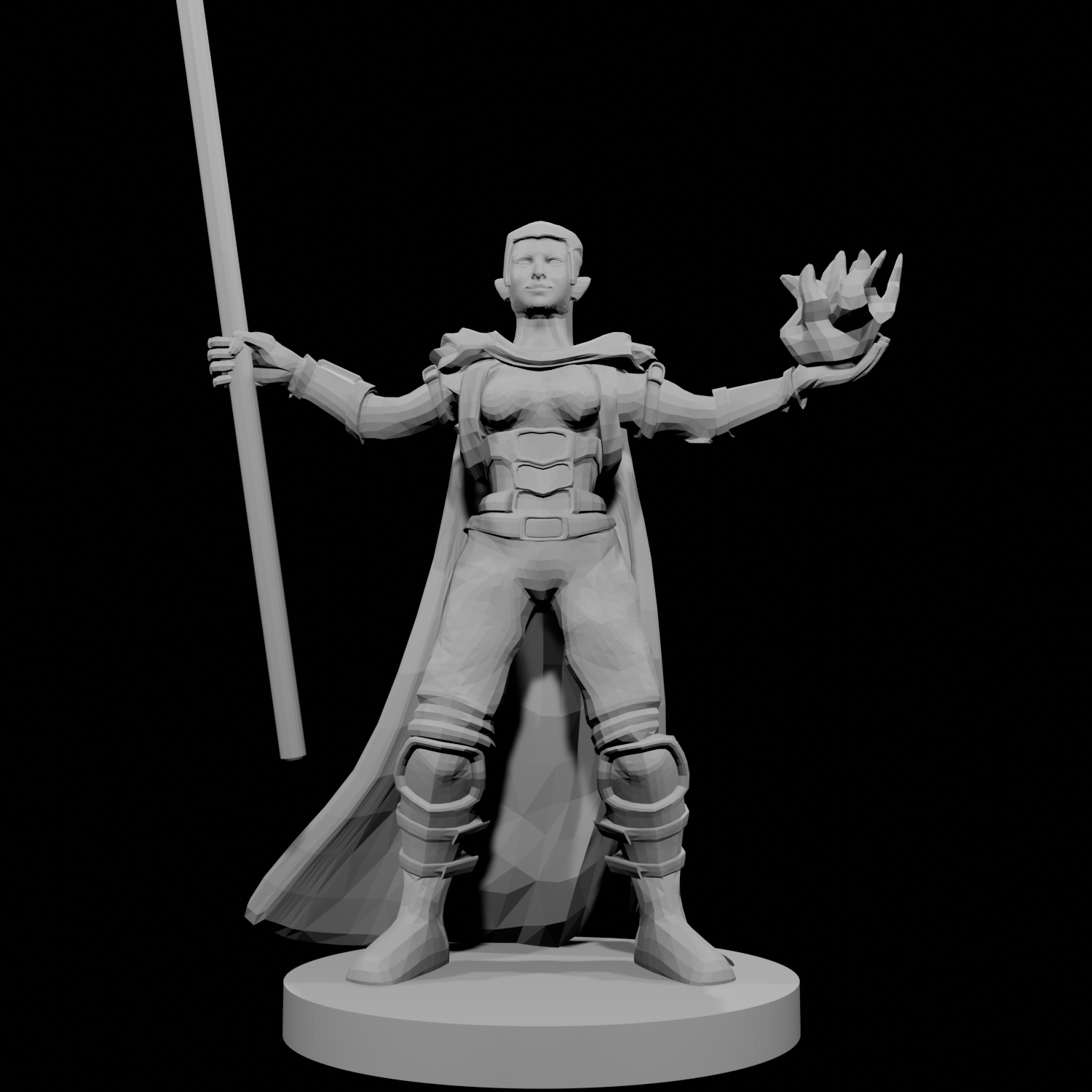 Half Elf Warlock 2