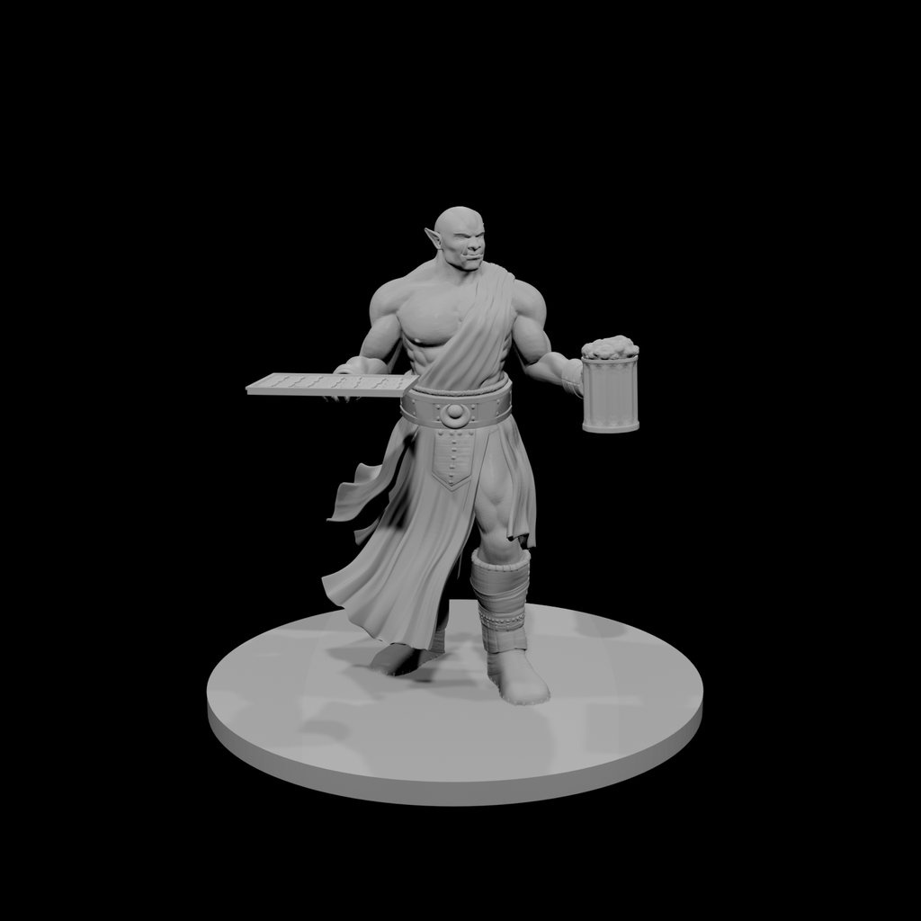 Half Ogre Male Monk Chef