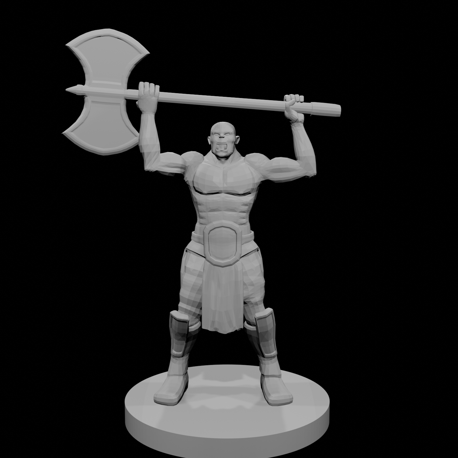 Half Orc Barbarian  raging