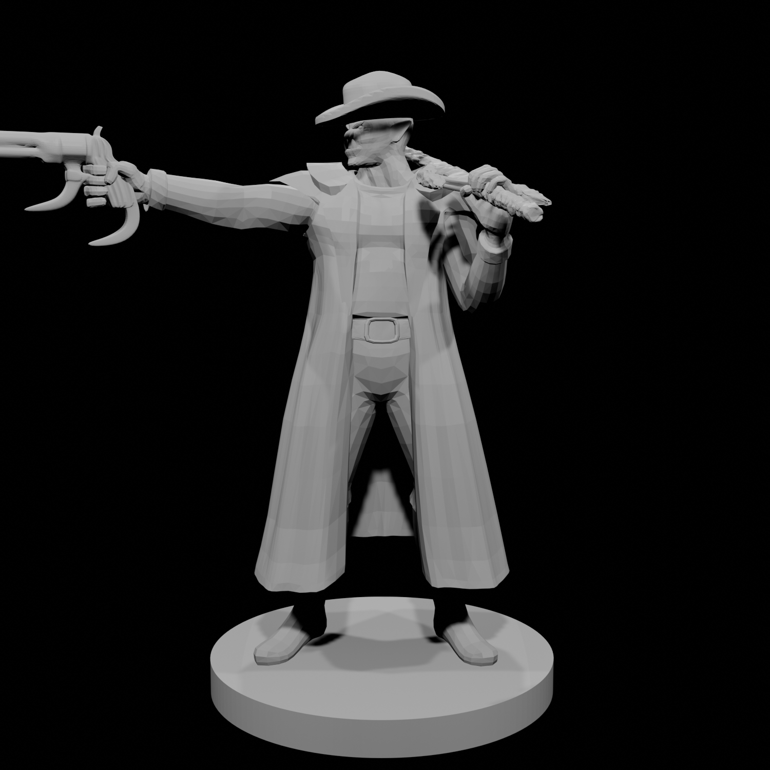Half Orc Gunslinger Male
