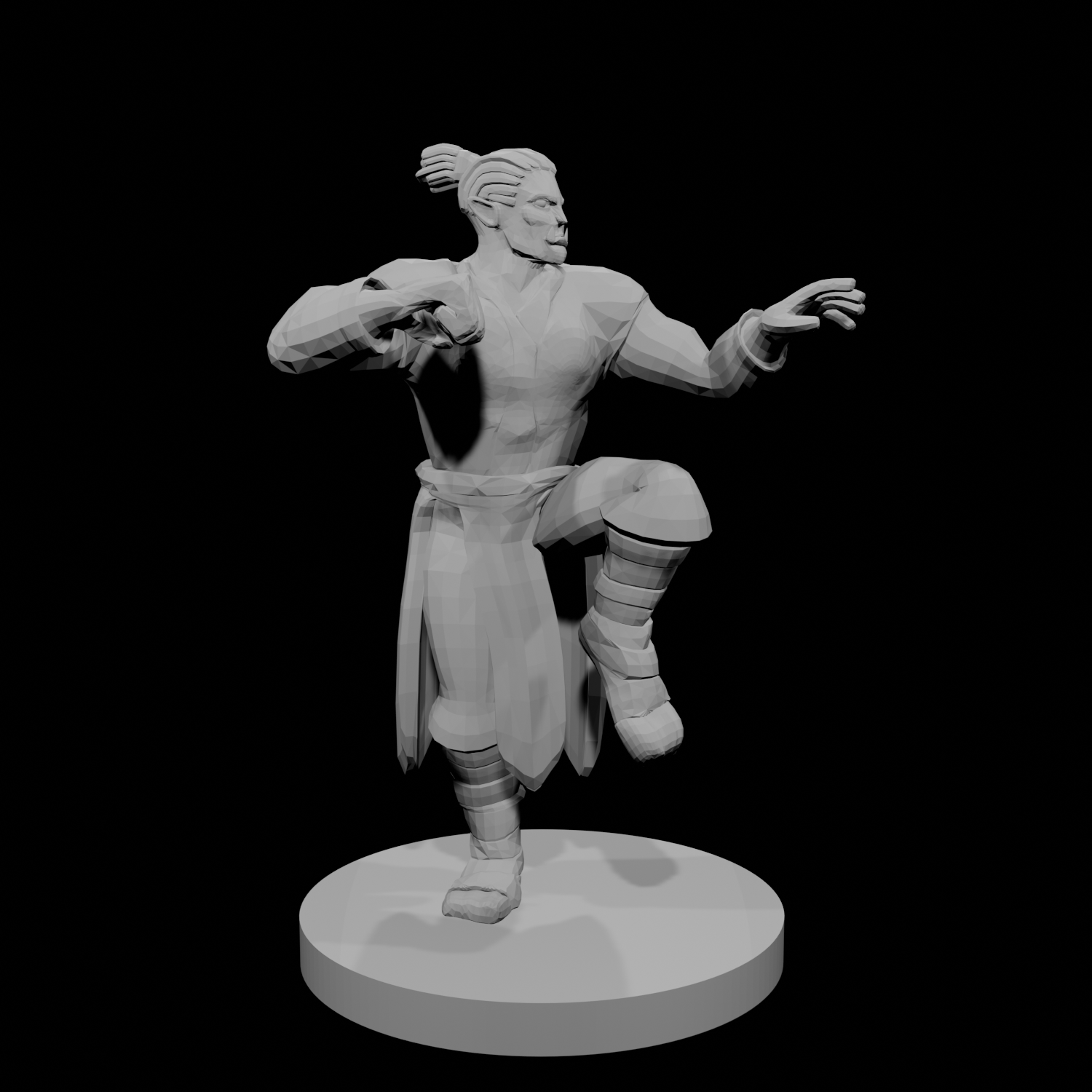Half Orc Male Monk