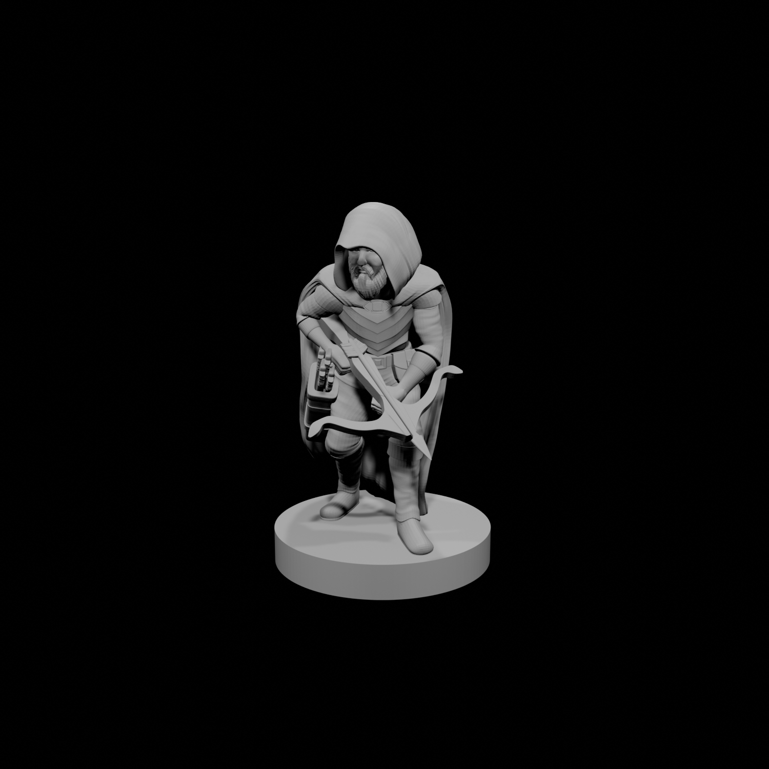 Halfling Bearded Male Crossbow Ranger
