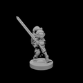 Halfling Female Great Weapon Fighter
