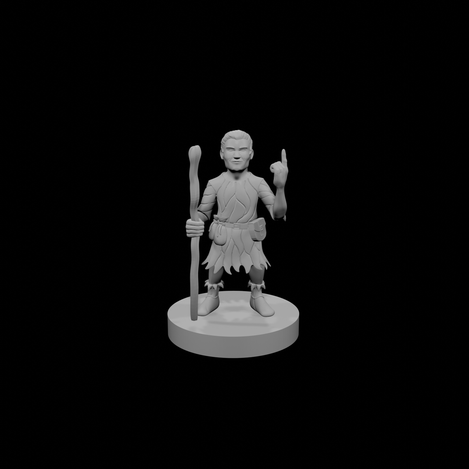 Halfling Male Druid