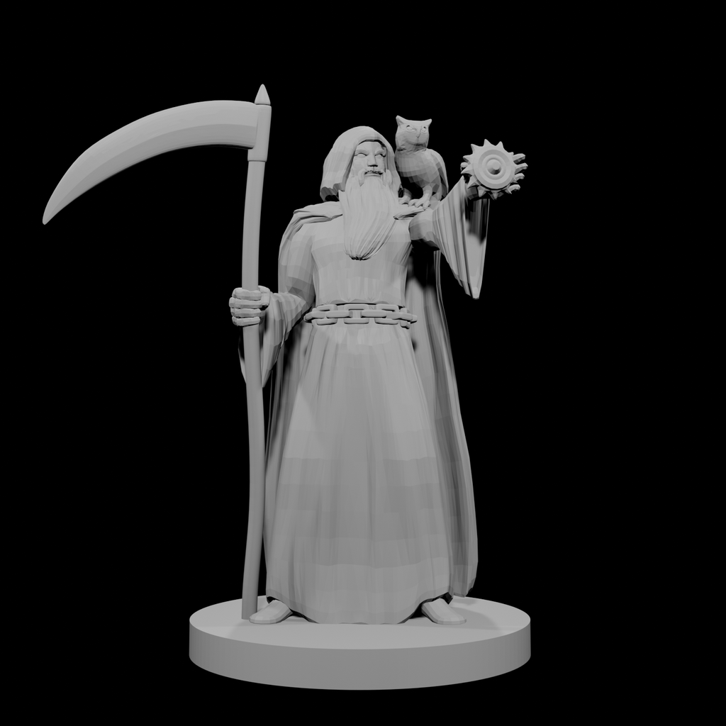 Human Death Cleric with Scythe