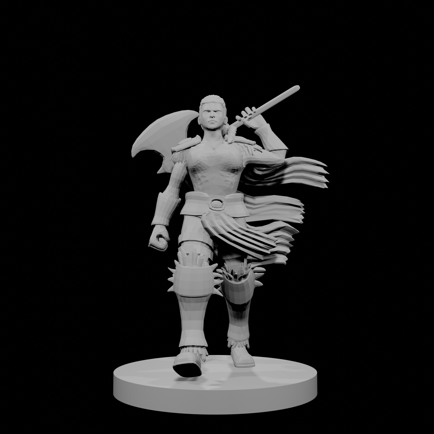 Human Female Barbarian