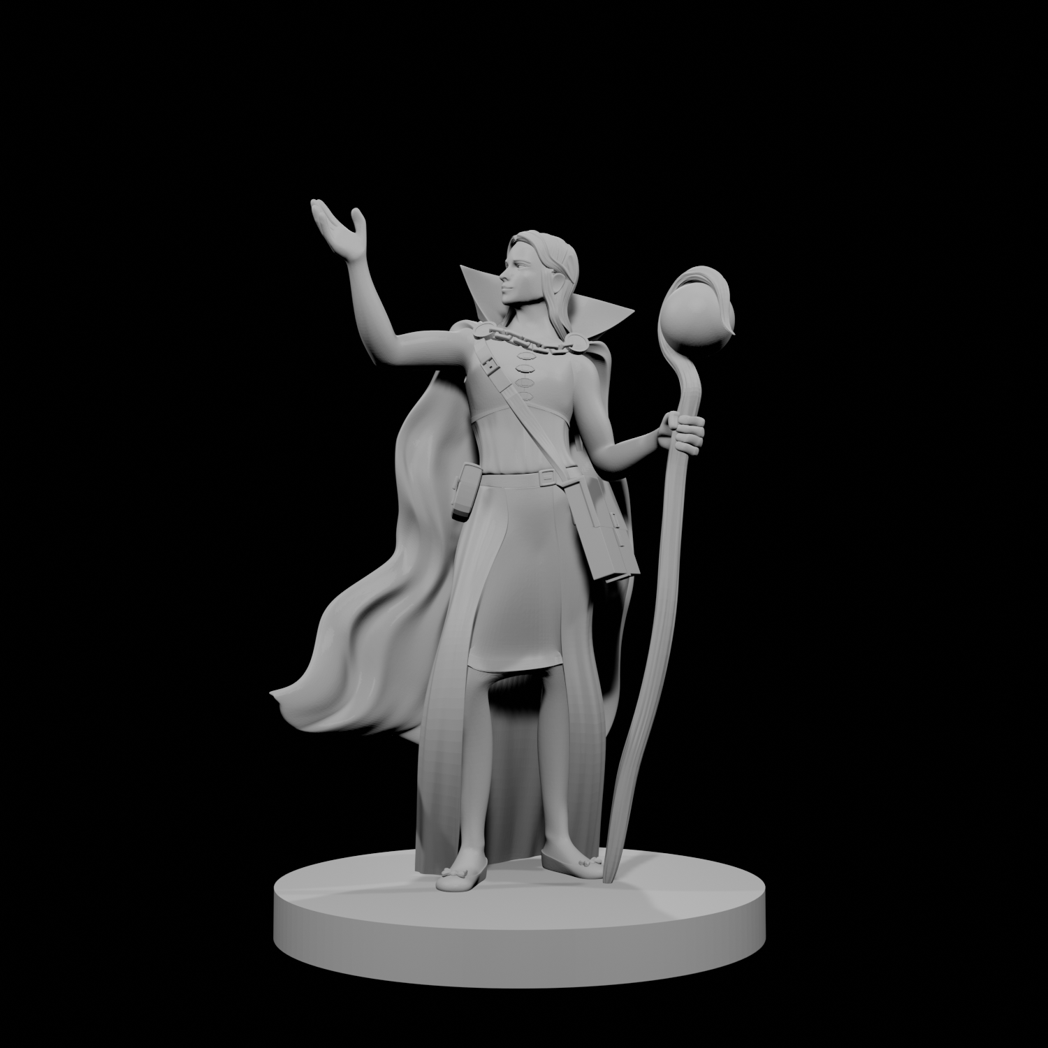Human Female Diviner Wizard