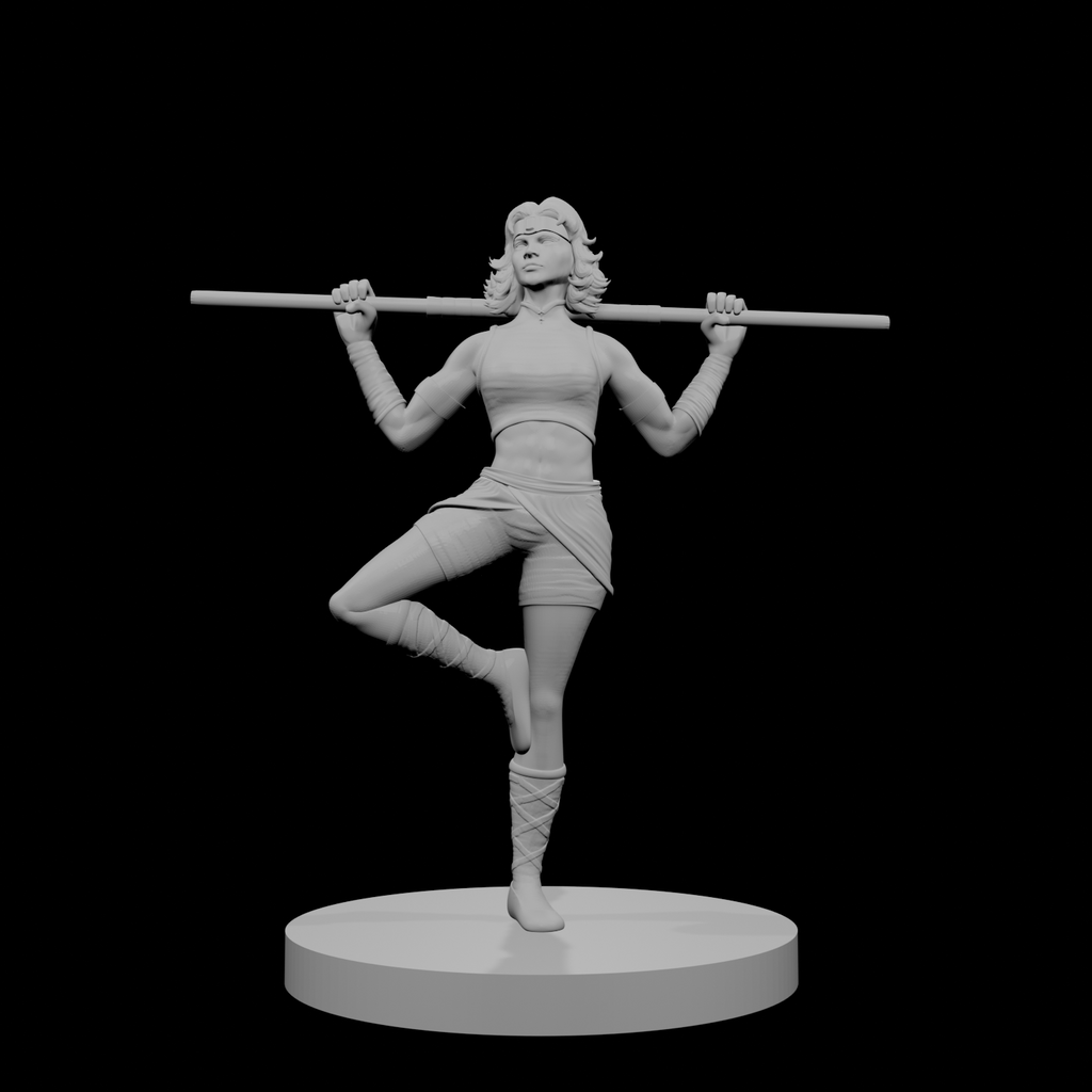 Human Female Monk 3