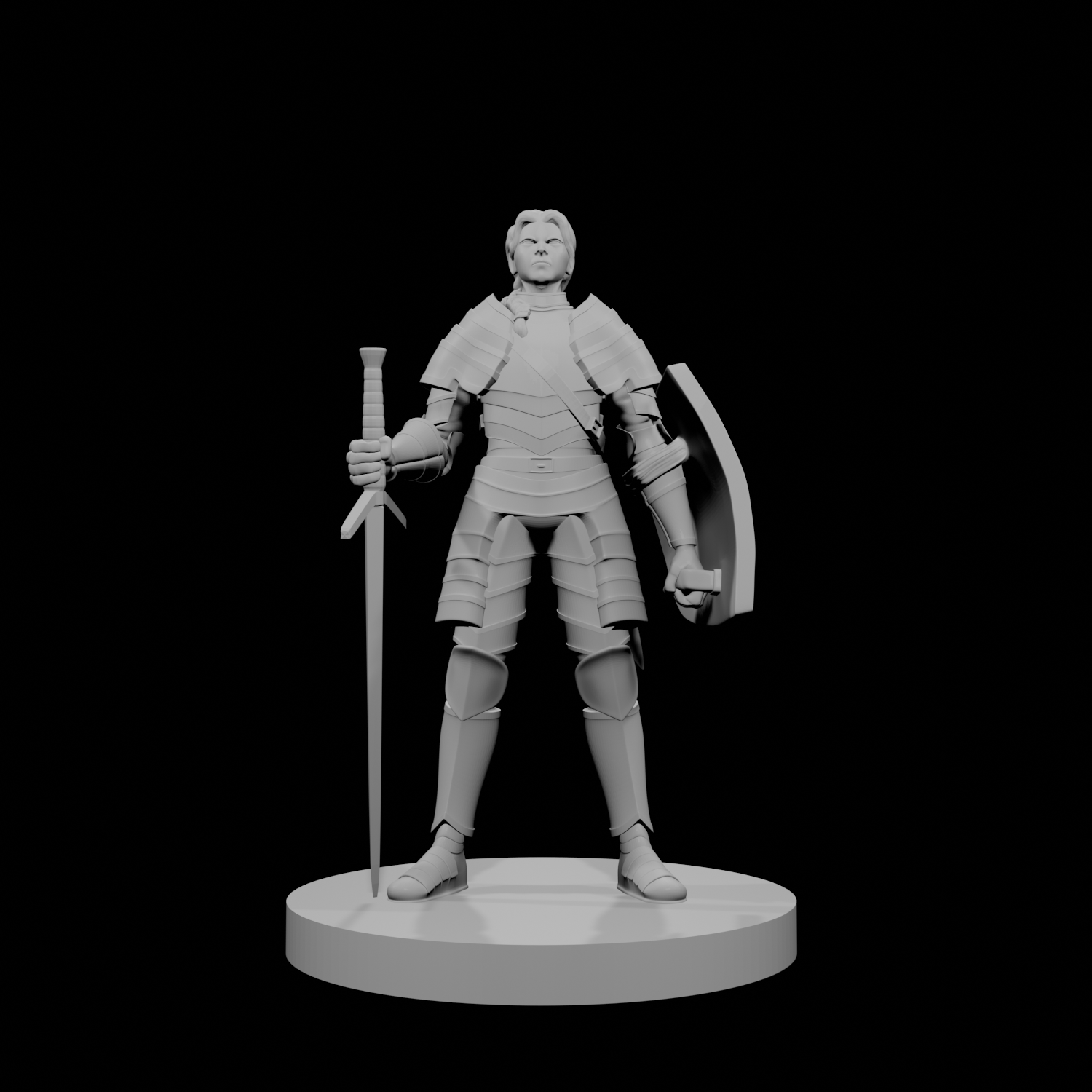 Human Female Paladin 4