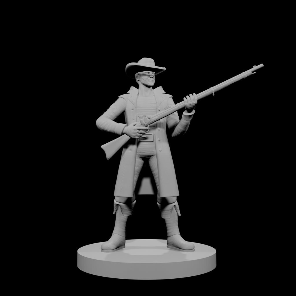 Human Gunslinger with Musket