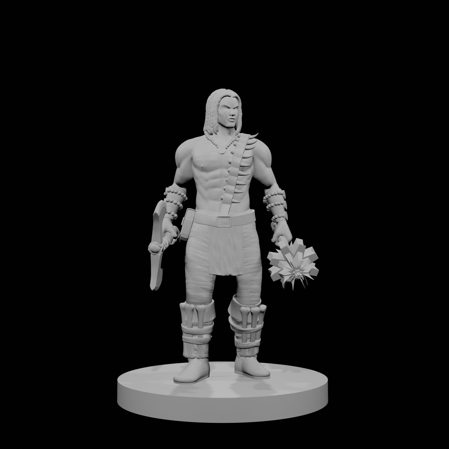 Human Male Barbarian 17