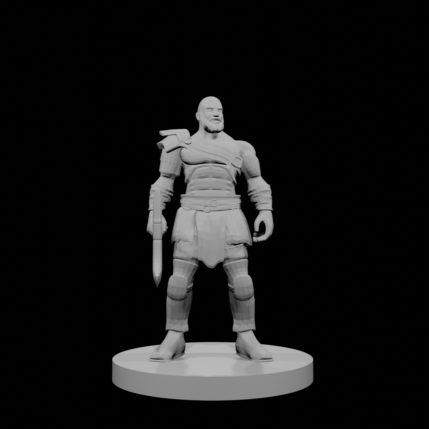 Human Male Barbarian 3