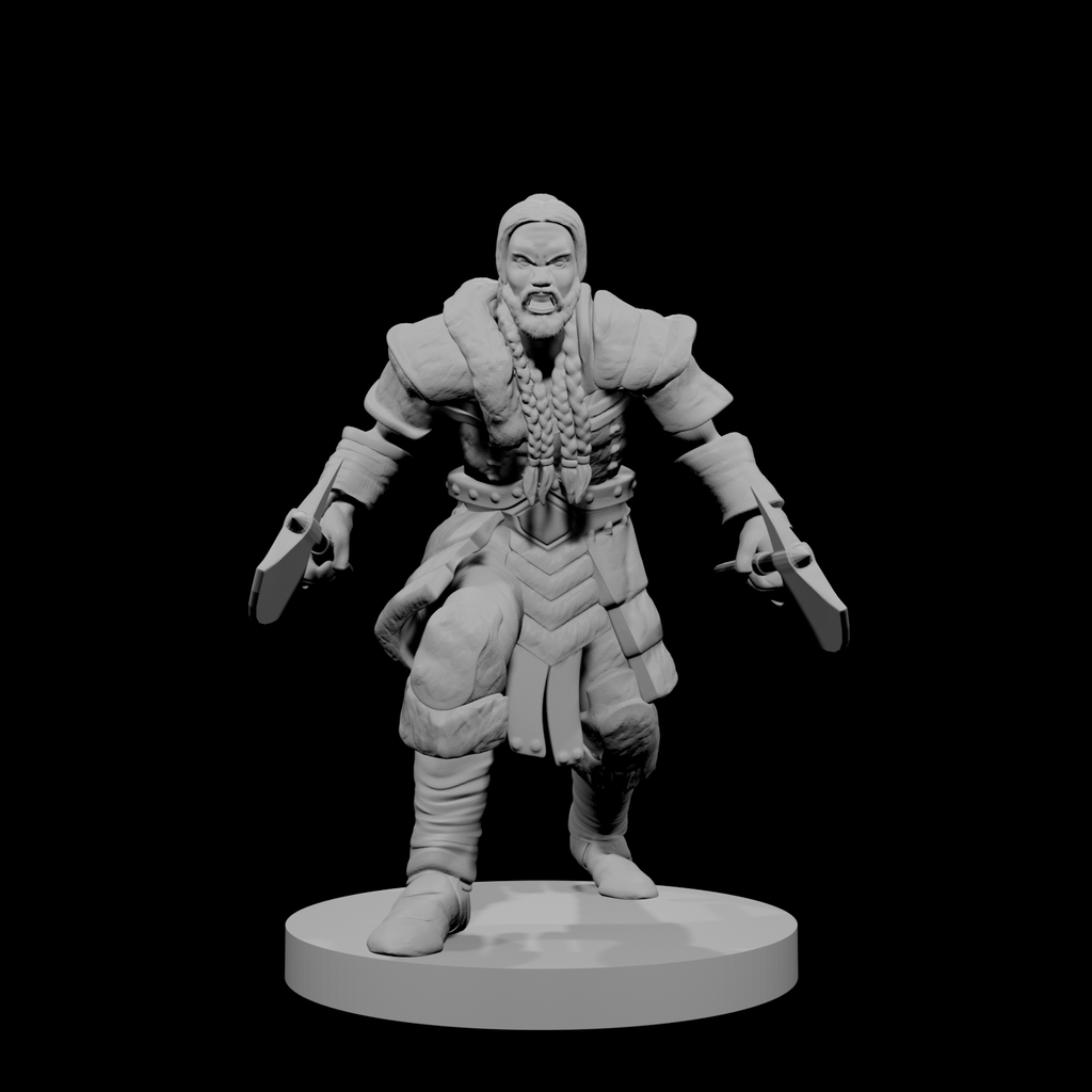 Human Male Barbarian 5