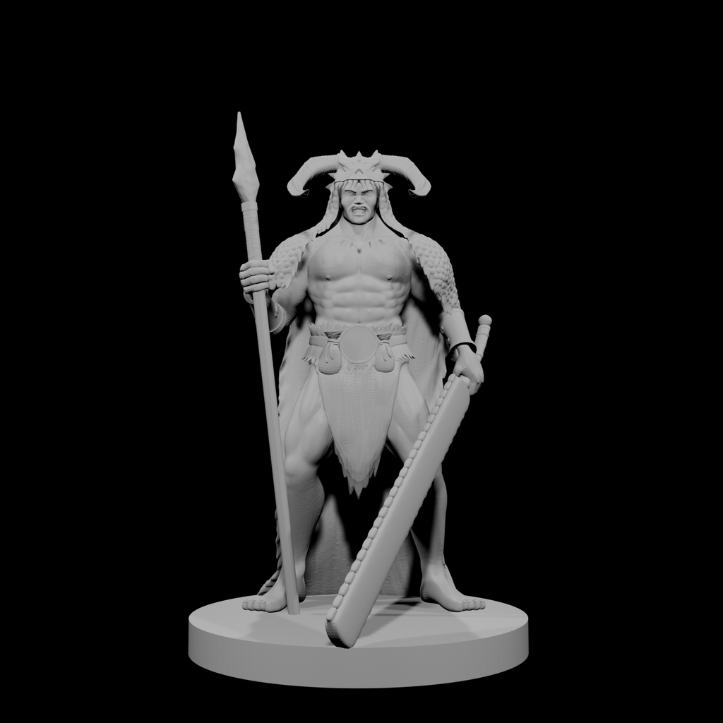 Human Male Barbarian 6