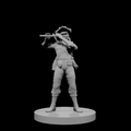 Human Male Bard with Flute