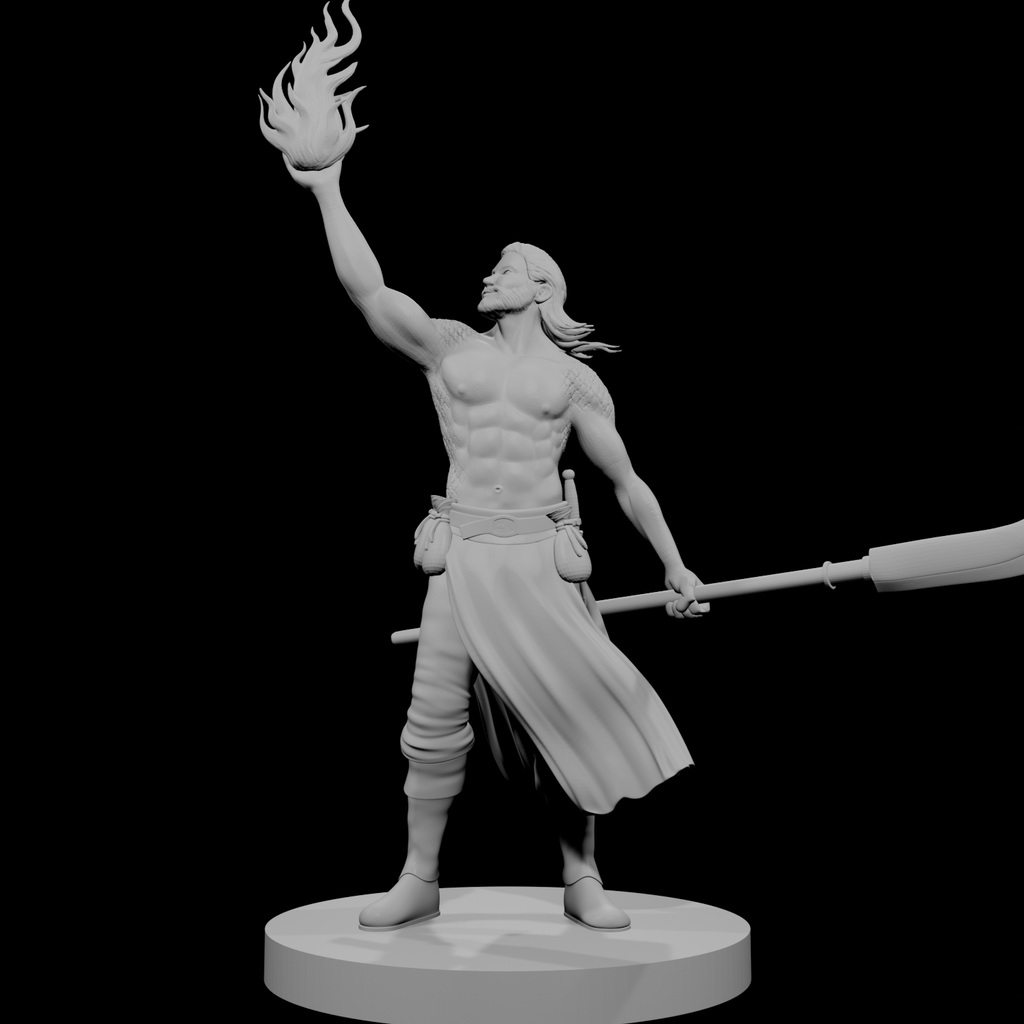 Human Male Draconic Bloodline Sorcerer