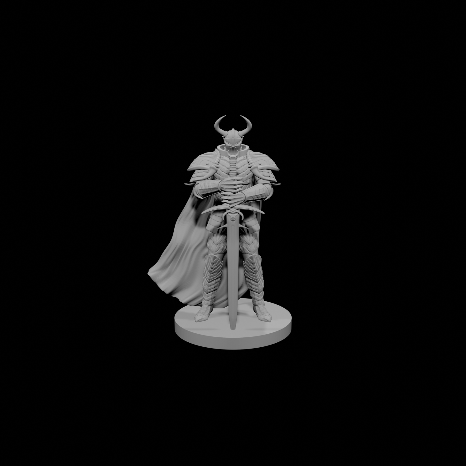 Human Male Fallen Paladin