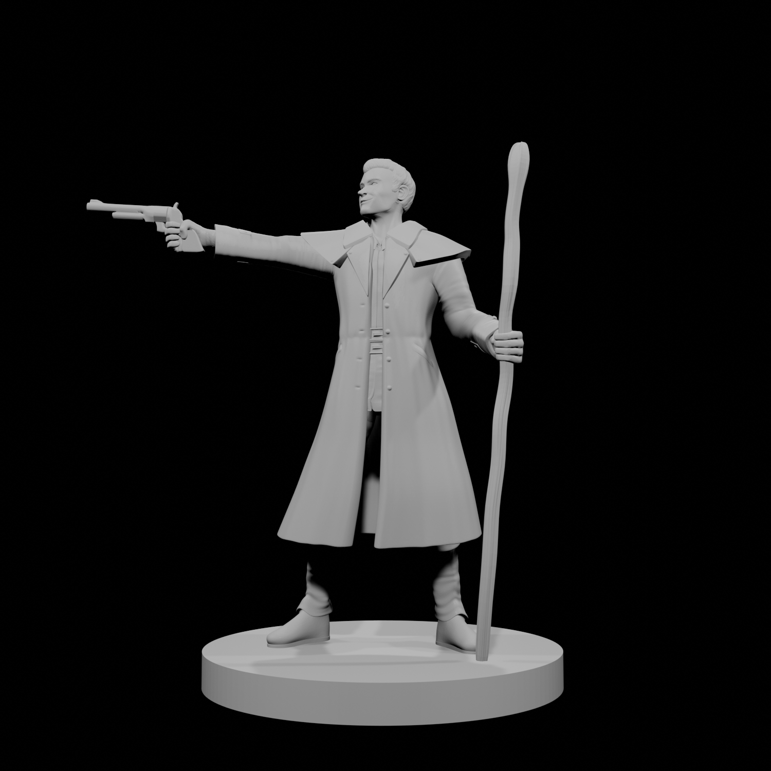 Human Male Gunslinger Wizard