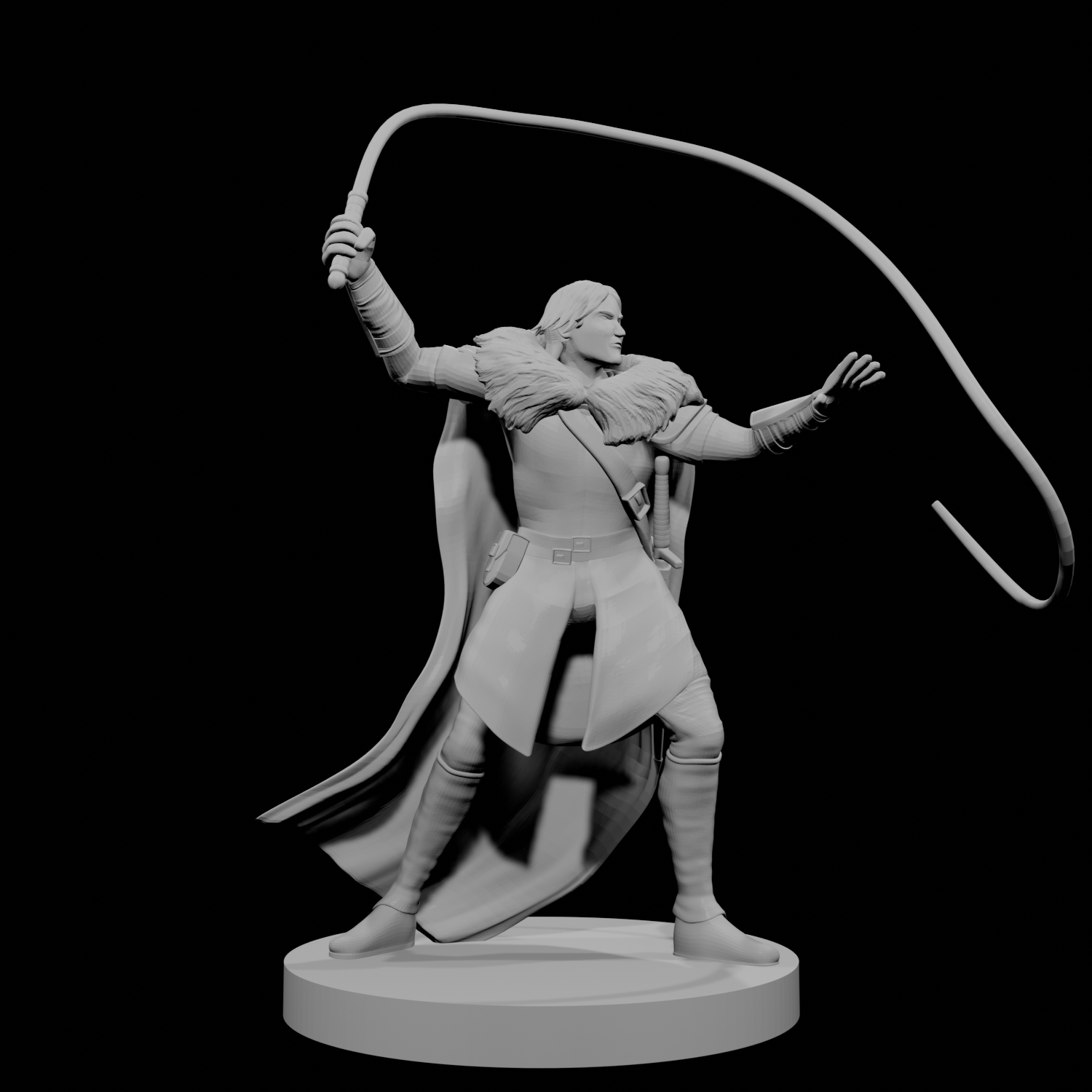 Human Male Whip Fighter