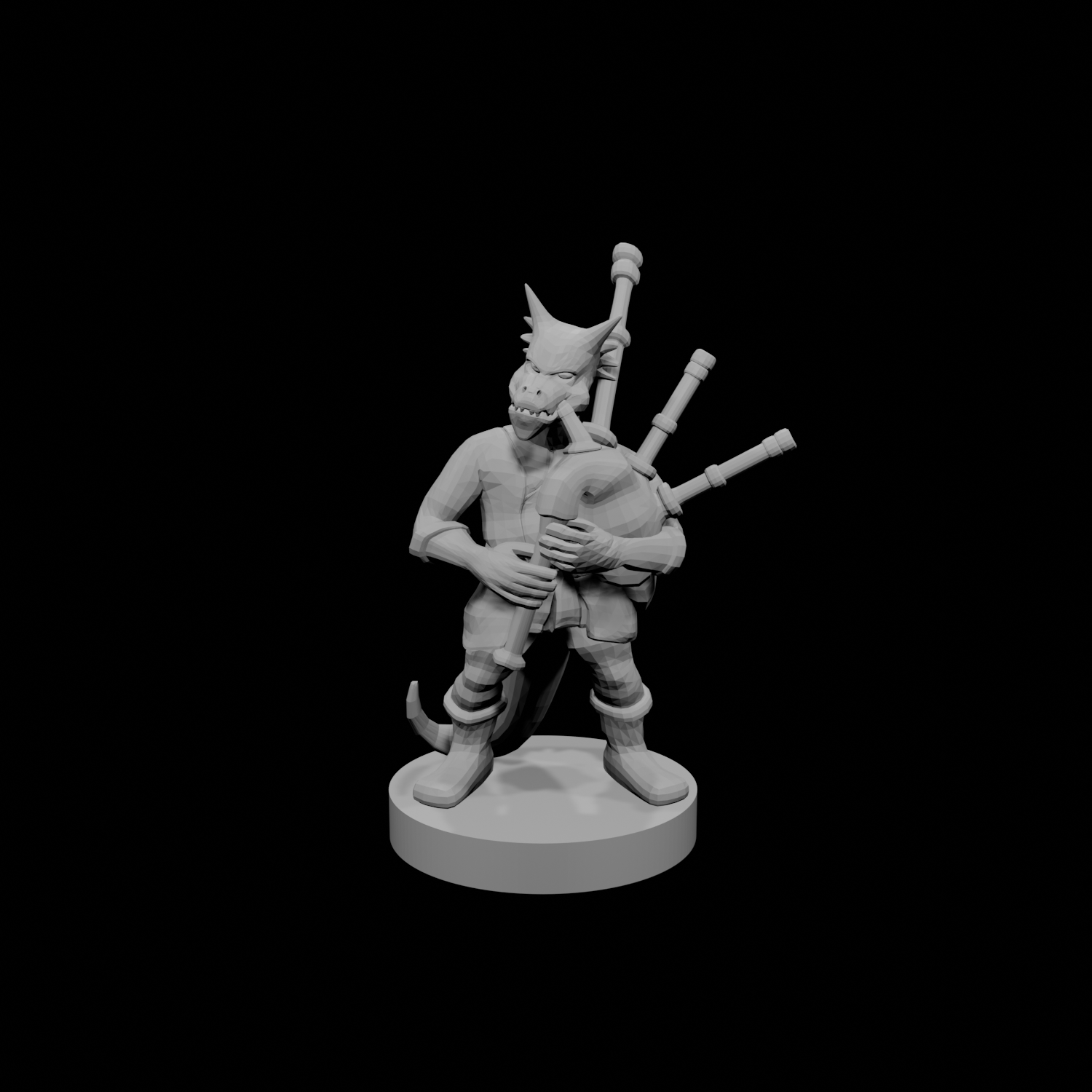 Kobold Bard with Bagpipes