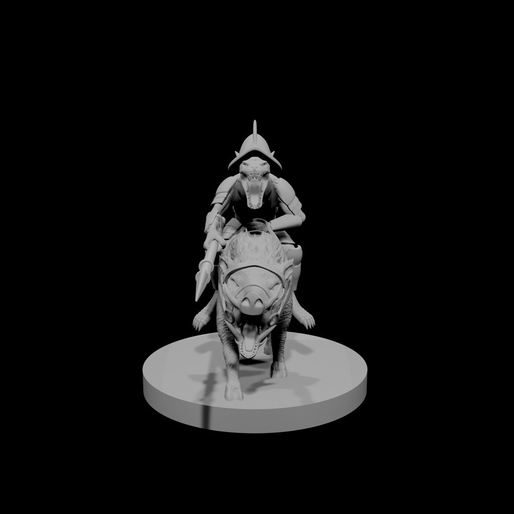 Kobold Paladin on Boar Mount