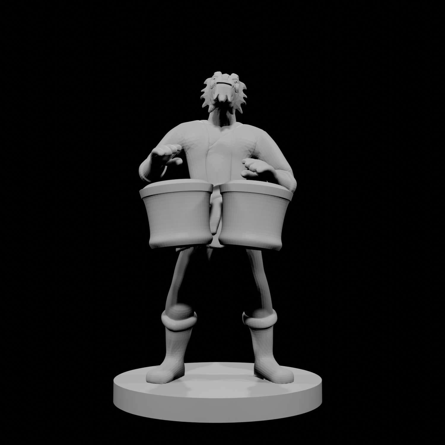 Male Dragonborn Baard with Bongos