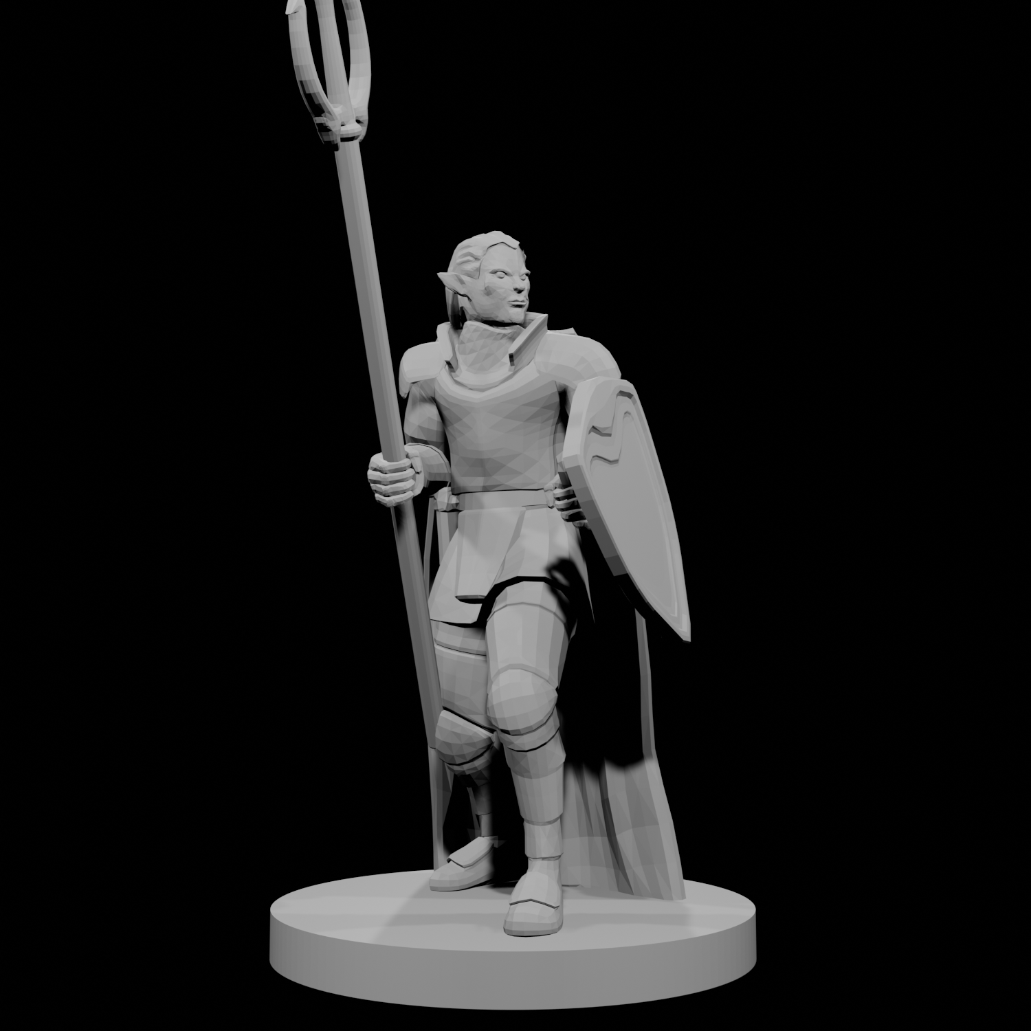 Male  Elven Cleric of Temptest