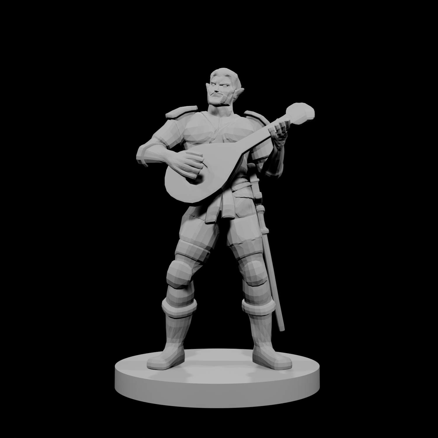 Male Half Elf Bard