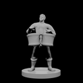 Male Human Bard with Bongos