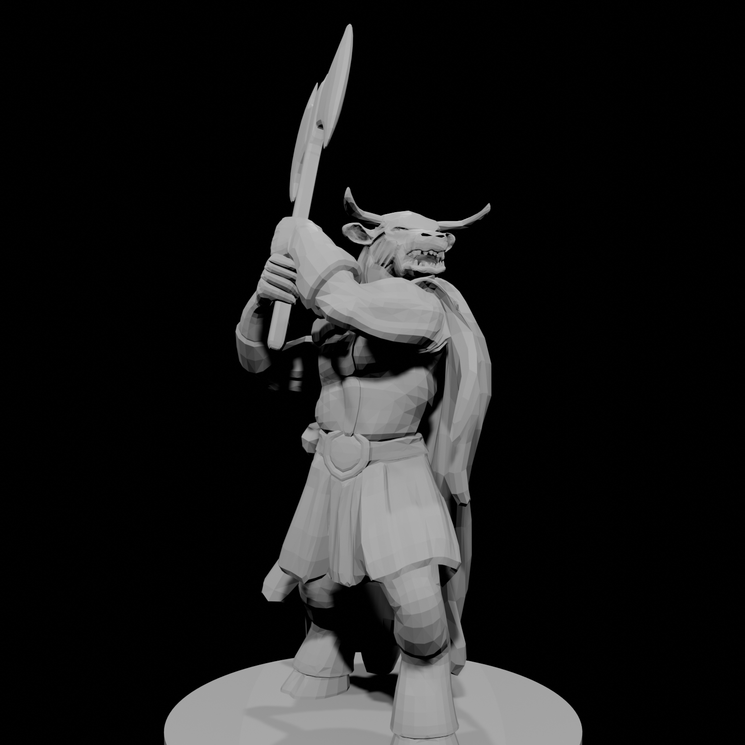 Minotaur Male Barbarian